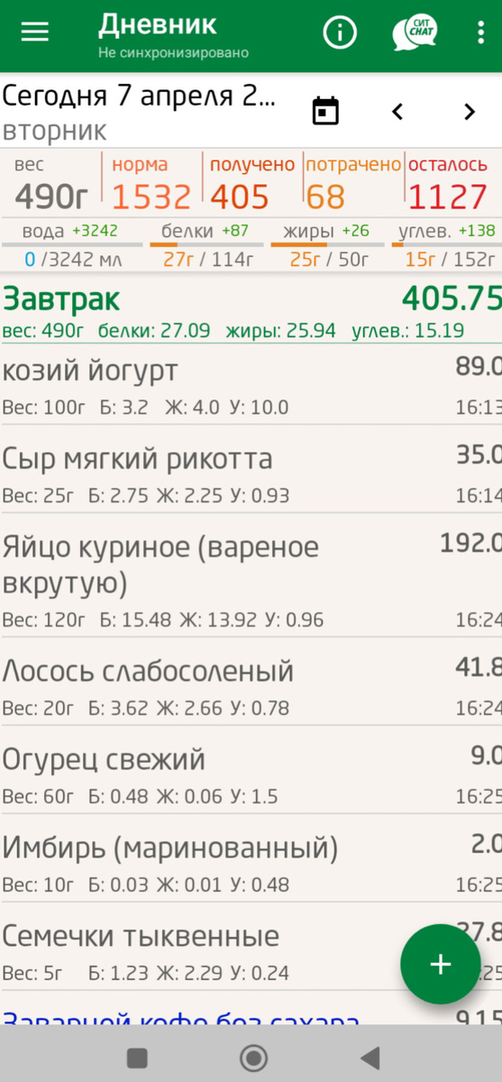 Ну да,  а что? Периодически пользуюсь приложением " счётчик калорий", визуально , очень помогает , сбавлять вес.
