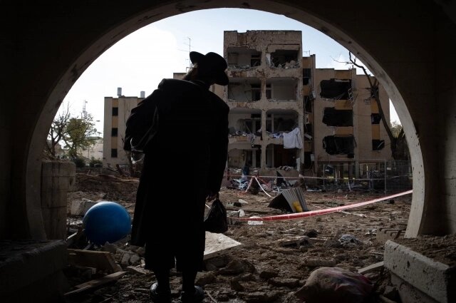    Последствия ударов по Израилю (город Димона) Фото: www.globallookpress.com/ Chen Junqing / XinHua