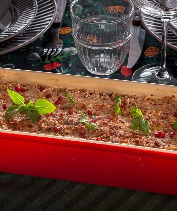 Пудинг из мяса индейки