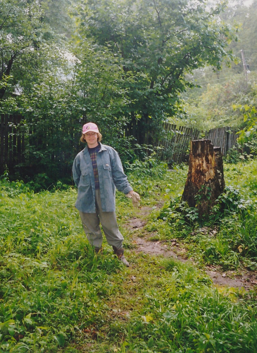 В начале дачного "пути". Август 1998 г.
