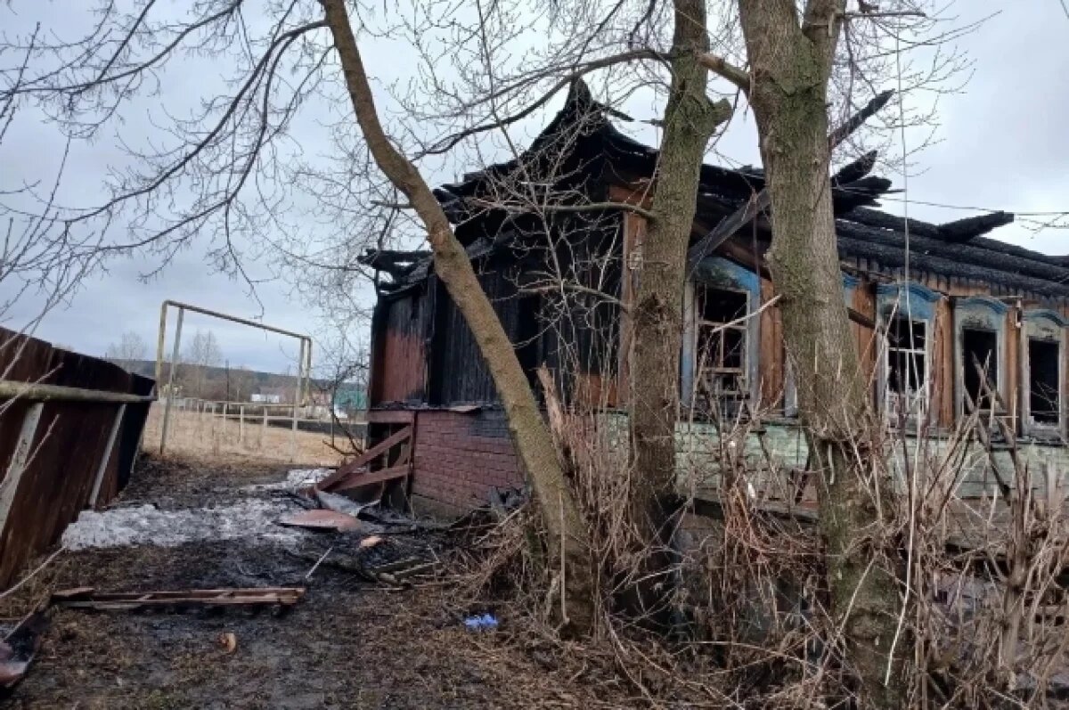    В Пермском крае при пожаре в частном доме погибли мужчина и женщина