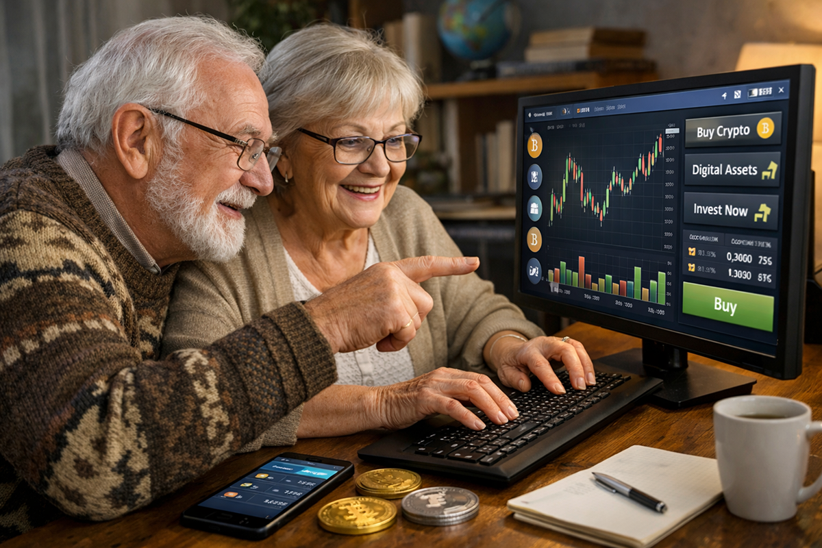    Пенсионеры могут заработать на ЦФА больше, чем на вкладе. Фото: нейросеть