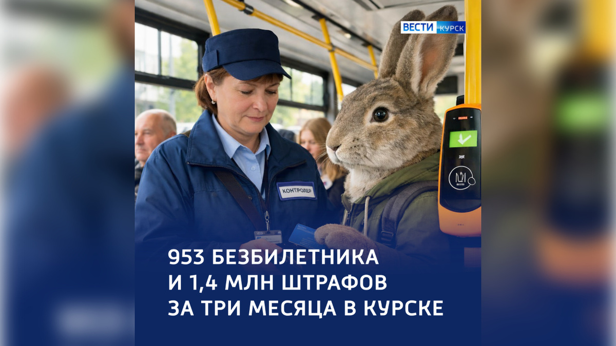    В Курске подсчитали «зайцев»: 953 штрафа за безбилетный проезд