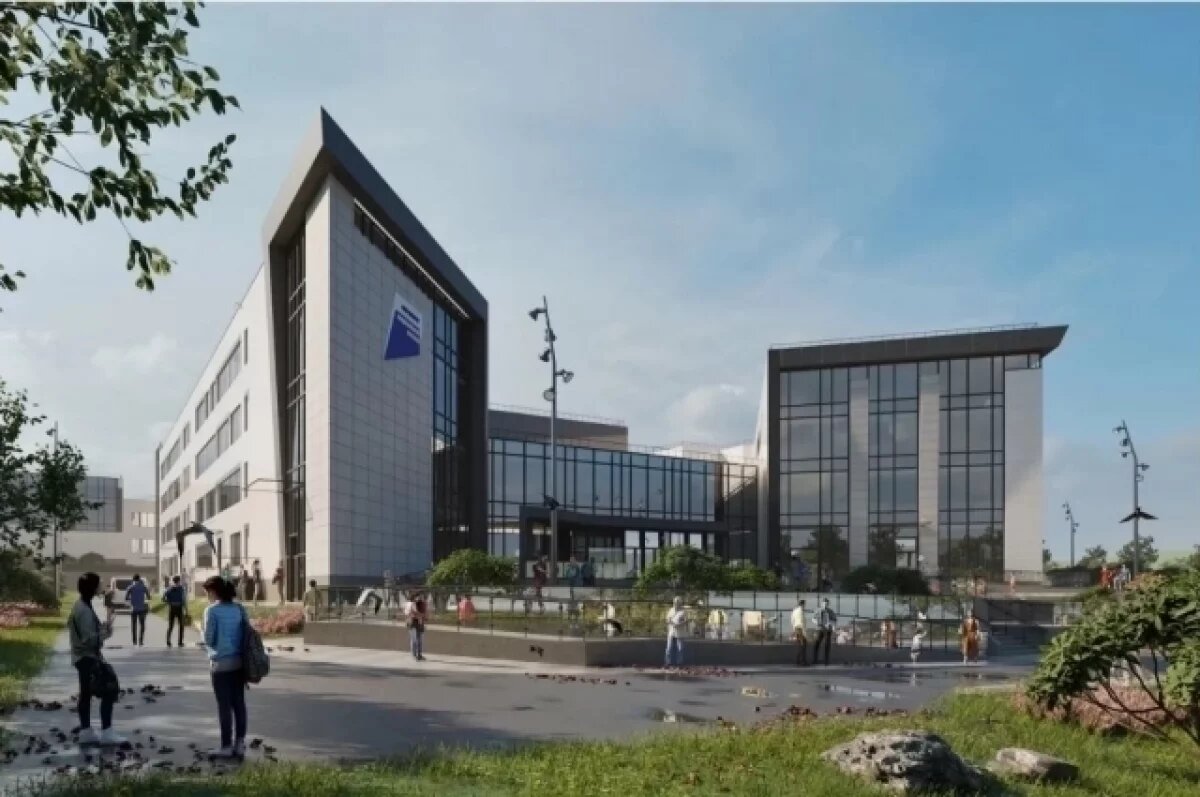    Учреждение будет состоять из четырёх блоков разной этажности.