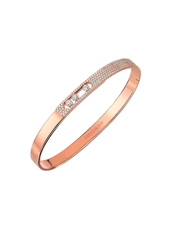 Браслет Messika Move Noa из розового золота с бриллиантами