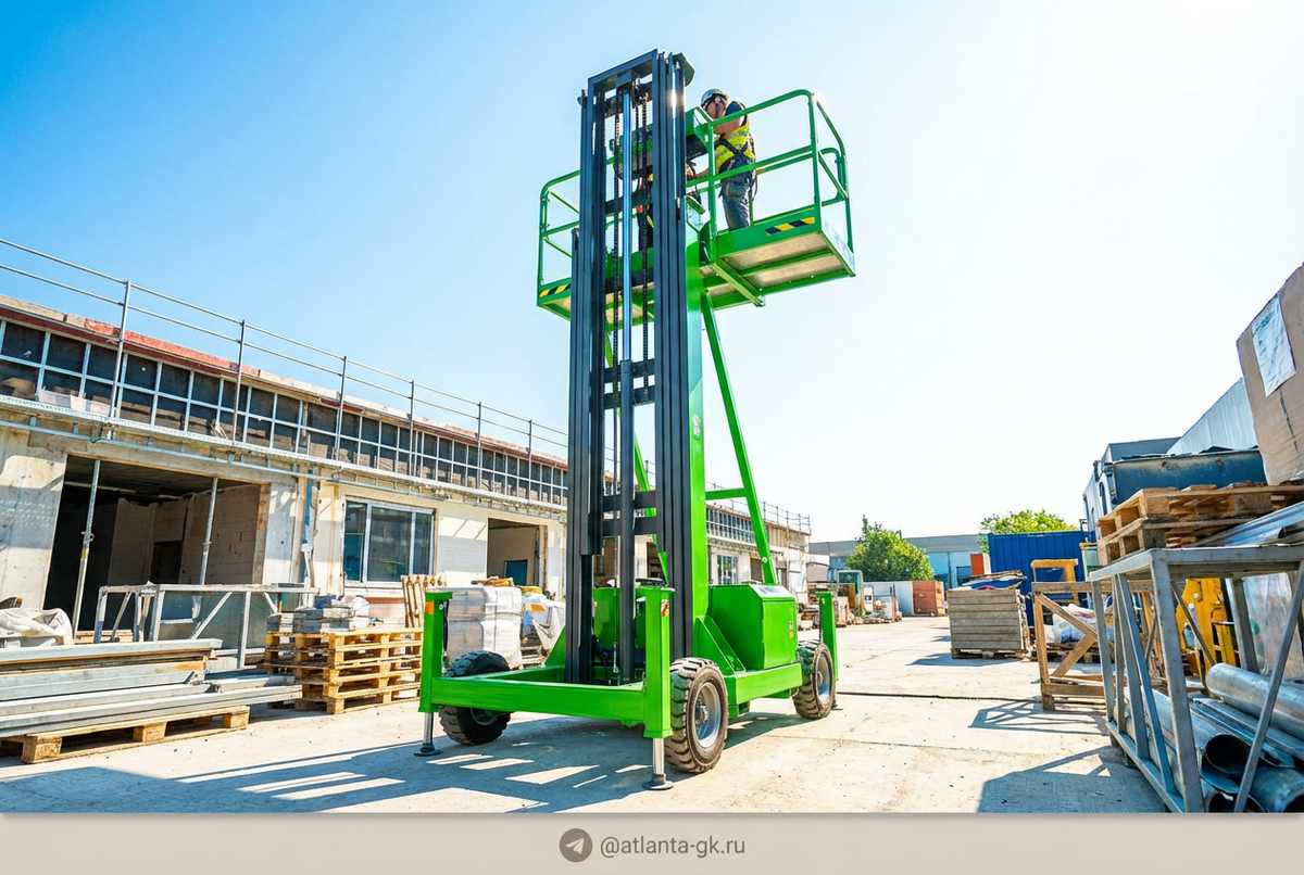    Мачтовый подъемник в аренду в Санкт-Петербурге Atlanta-gk