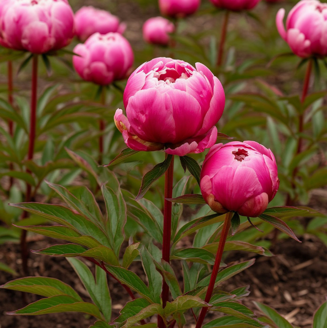 уход за пионами 