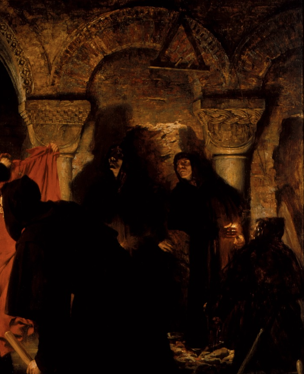 Тоби Эдвард Розенталь, «Суд над Констанцией де Беверли», фрагмент картины