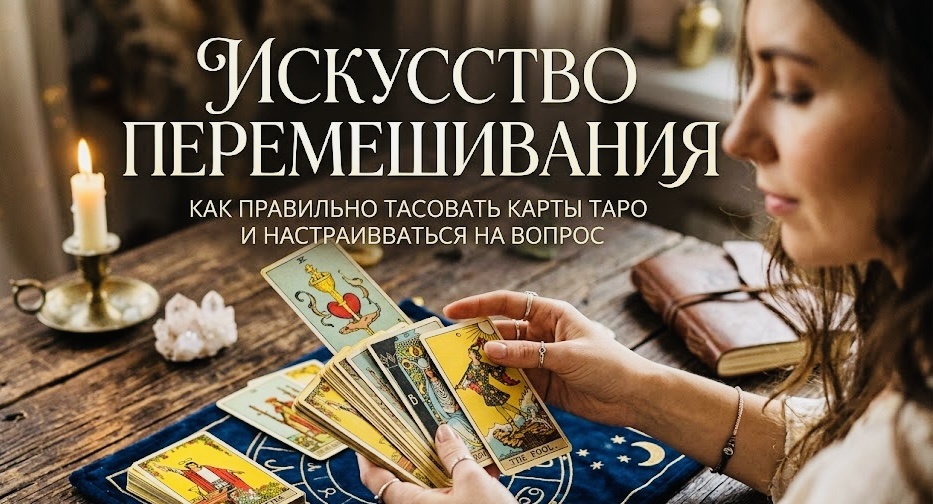 Искусство перемешивания: как правильно тасовать карты Таро и настраиваться на вопрос.