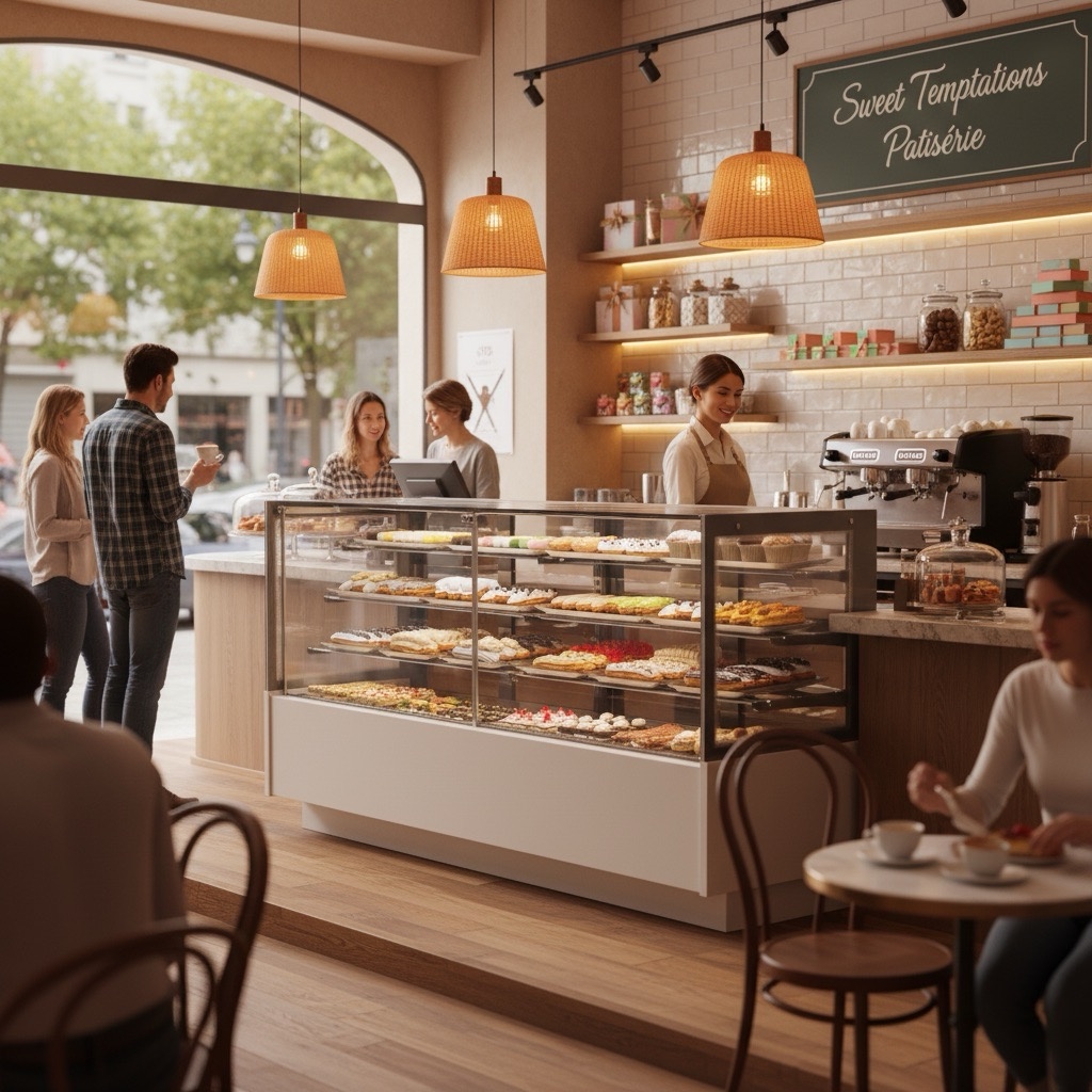 Готовое решение для кондитерских и кафе: кондитерские витрины MAGMA для идеальной презентации десертов