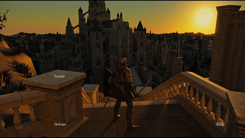  📷    Взгляд на Анор Лондо с трассировкой пути (источник изображения: gabdeg)