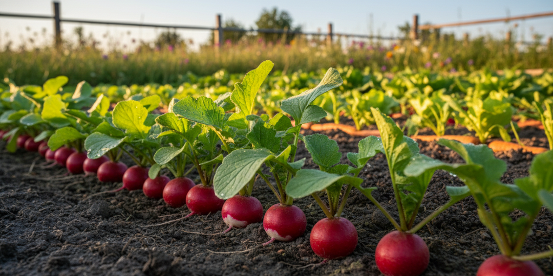 Посев редиса в апреле🌱