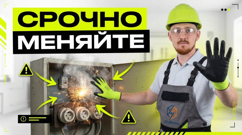   Безопасное обновление старого электрического щитка: переход с пробок на современные автоматы. 3DElectro