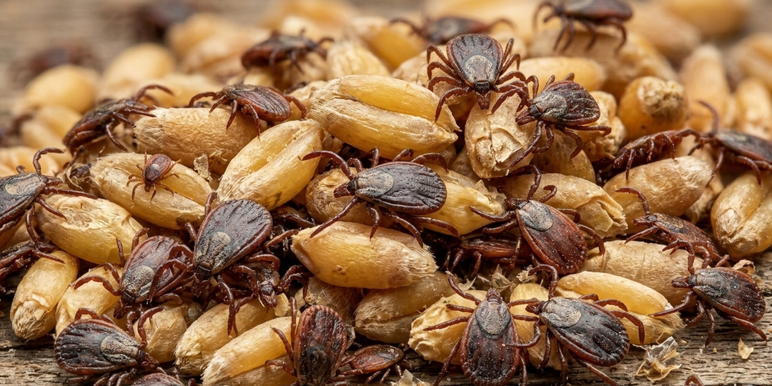 В Казахстан готовились отправить партию омского зерна с клещами