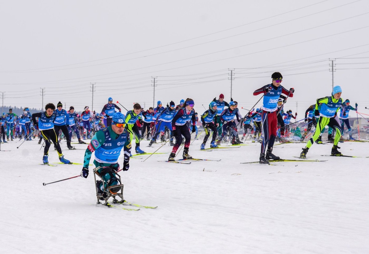    Спортсмены с инвалидностью вошли в число лучших по результатам Югорского лыжного марафона