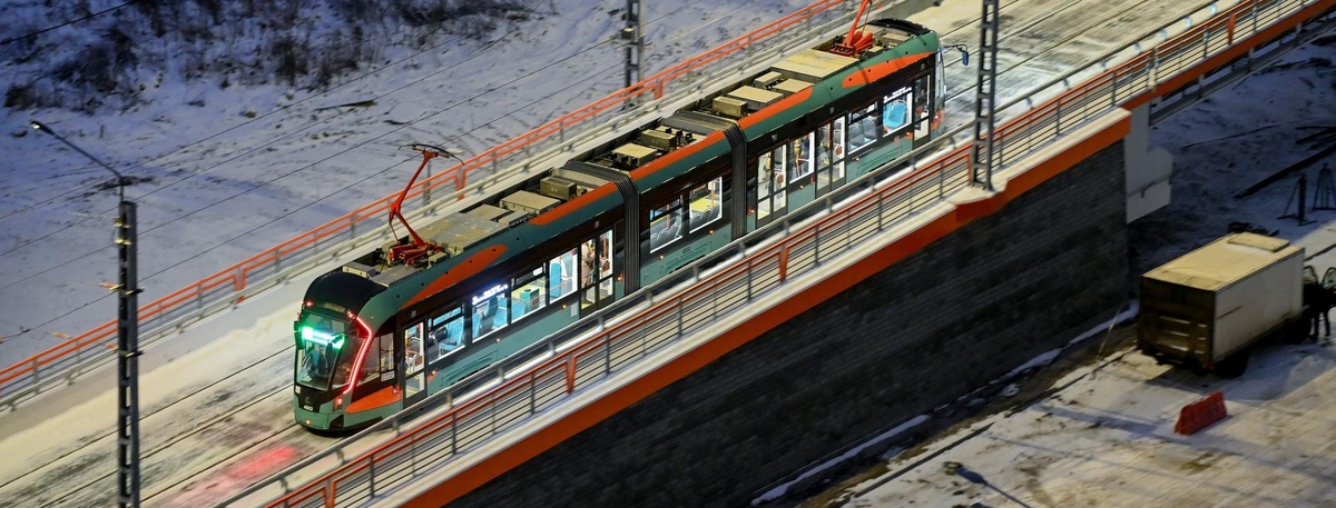    Трамвайная линия "Славянка" Автор фото: Сергей Ермохин / "ДП"