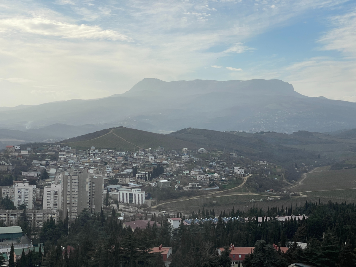 панорама с Ротонды Ласковый Закат в Алуште