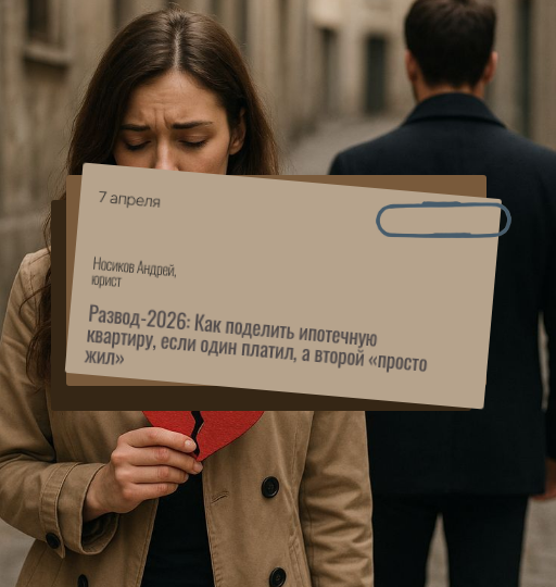 Развод-2026: Как поделить ипотечную квартиру, если один платил, а второй «просто жил»