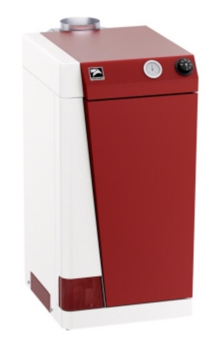 Котел работает как на природном, так и на сжиженном газе. Это удобно, если в 
поселке нет централизованной подачи - можно установить на участке 
газгольдер и подключить к нему котел