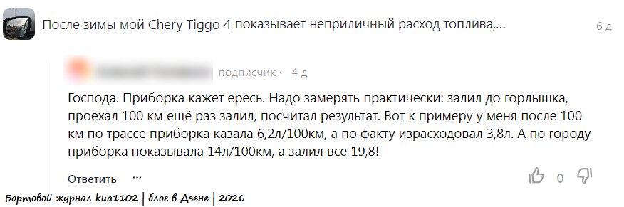 Мнение читателя относительно расхождения данных о расходе бензина по показаниям бортового компьютера и методом фактически израсходованного объема бензина. Автор фотографии kua1102