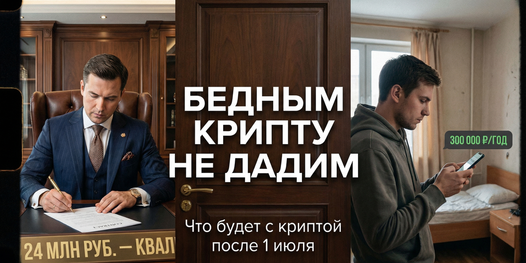 «Бедным крипту не дадим»: новый закон о криптовалюте с 1 июля — кому можно, кому нельзя и кто сядет