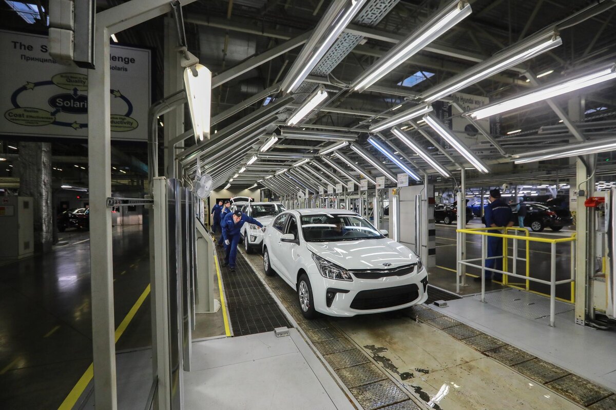 Автор фото: Сергей Коньков / "ДП". Завод Hyundai в Петербурге