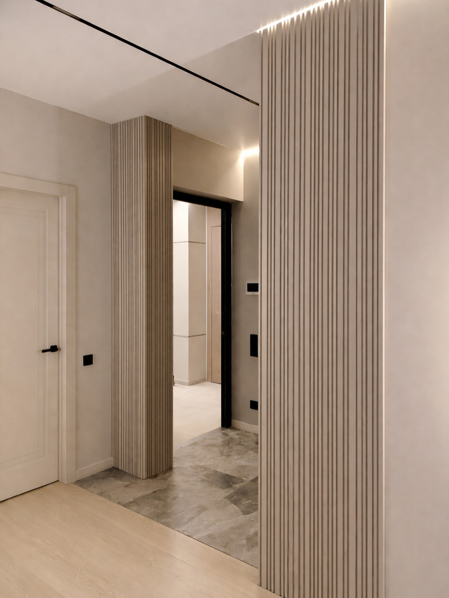 Прихожая, которая «вау» с порога: как фрезерованные МДФ панели меняют интерьер