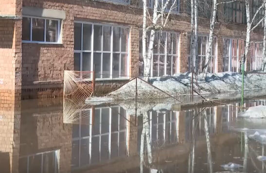     Назарово попало под угрозу потопа