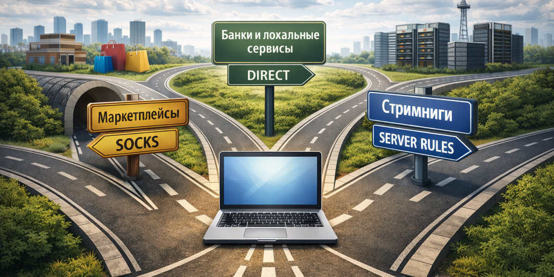 Раздельное туннелирование: зачем оно вообще нужно и как его настроить от браузера до сервера