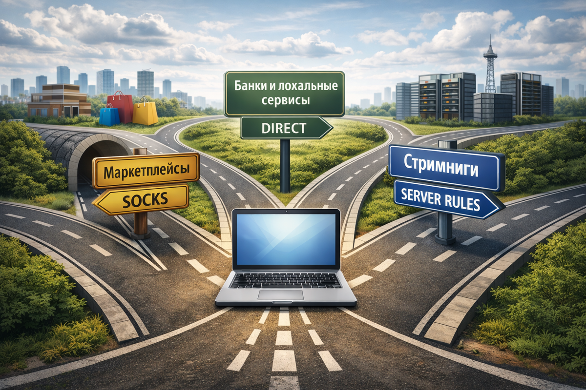 Раздельное туннелирование: зачем оно вообще нужно и как его настроить от браузера до сервера