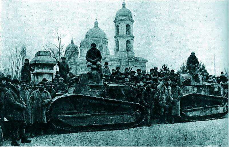 Французские солдаты во время оккупации Одессы.