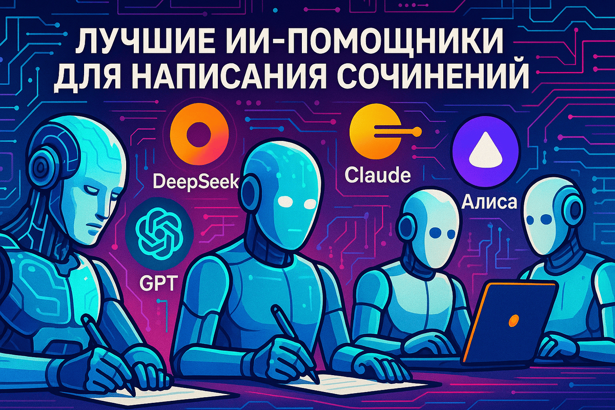 Лучшие ИИ-помощники для написания сочинений 
