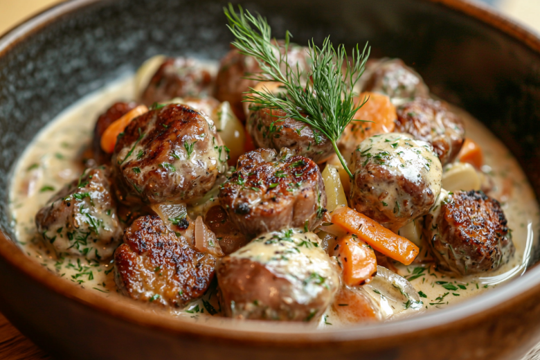 Нежные куриные сердечки с луком в сливочной подливке – быстро, вкусно и сытно!