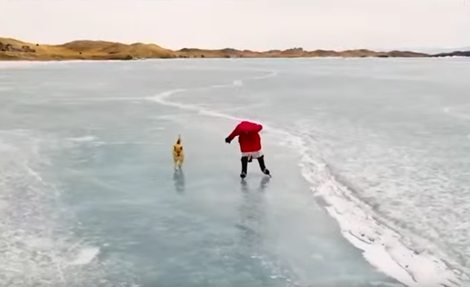 конькобежка Баба Люба