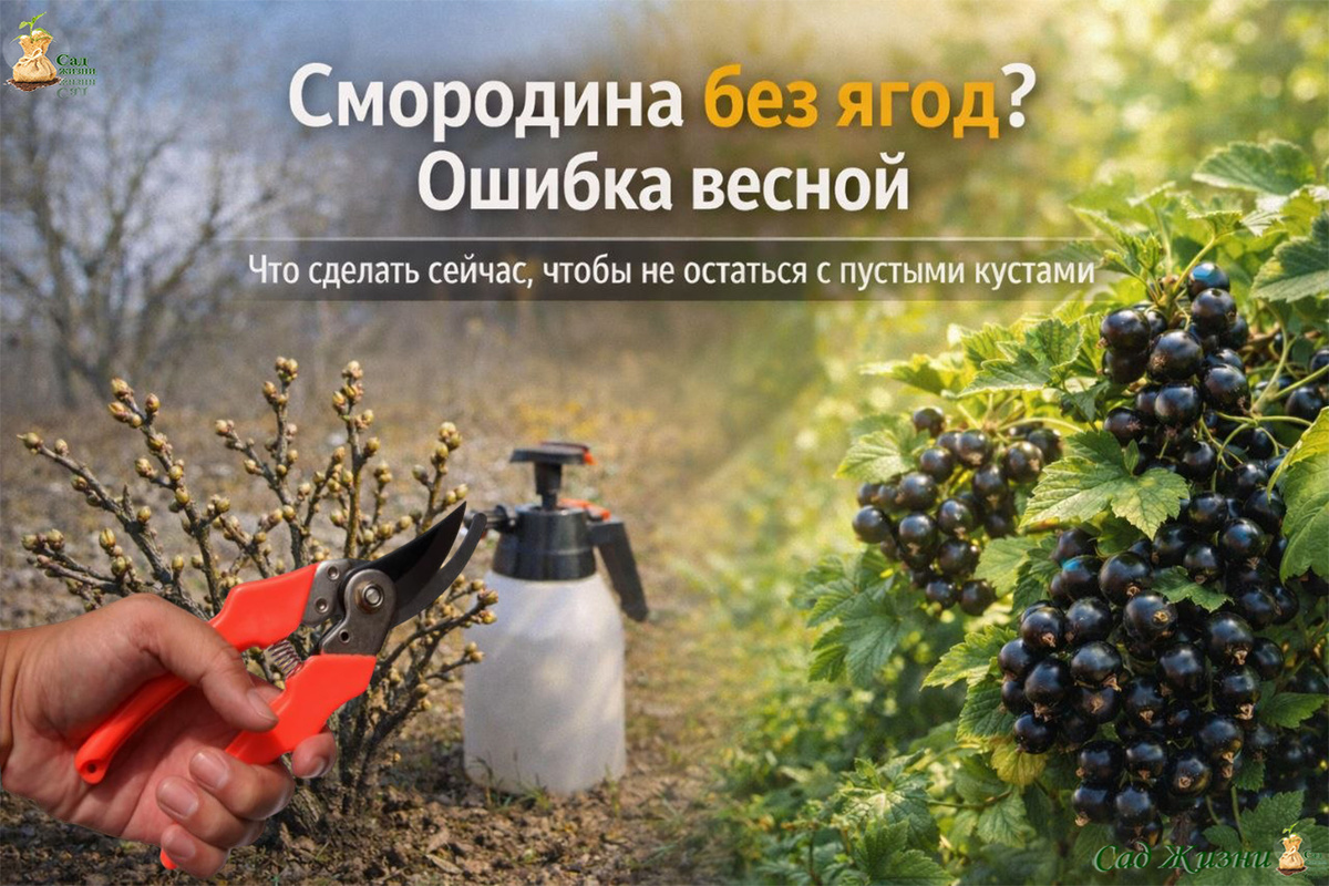 Одна весенняя ошибка — и смородина останется без ягод: что важно сделать сейчас