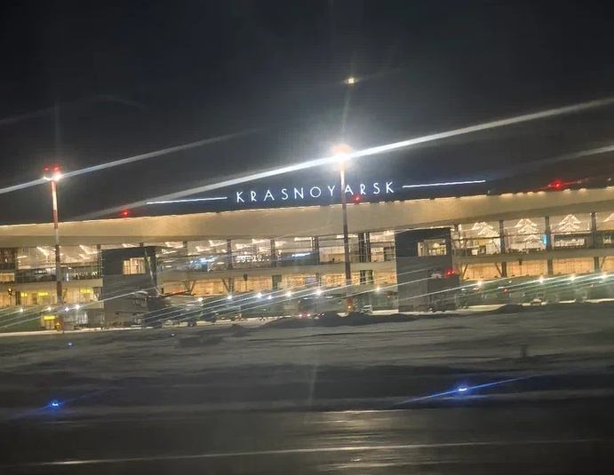 Аэропорт Красноярска. Фото автора