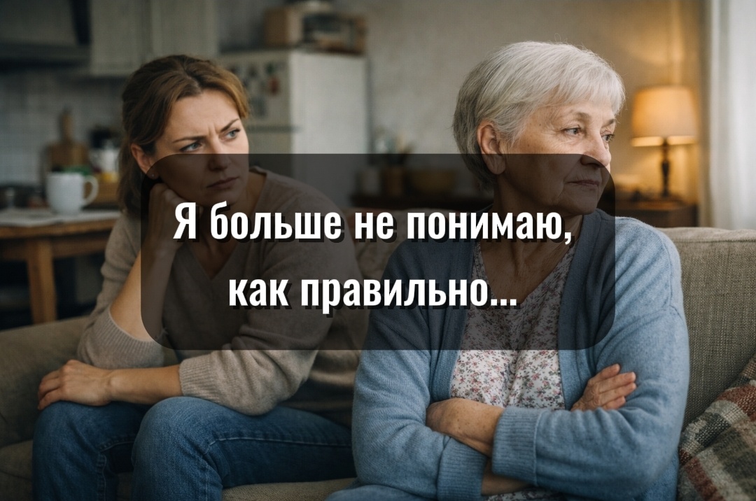 Иногда уход за пожилыми родителями — это не про «как правильно», а про то, как выдержать то, что происходит каждый день.