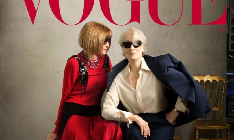   Источник: Vocue | Мерил Стрип и Анна Винтур снялись для Vogue перед выходом «Дьявол носит Prada 2»