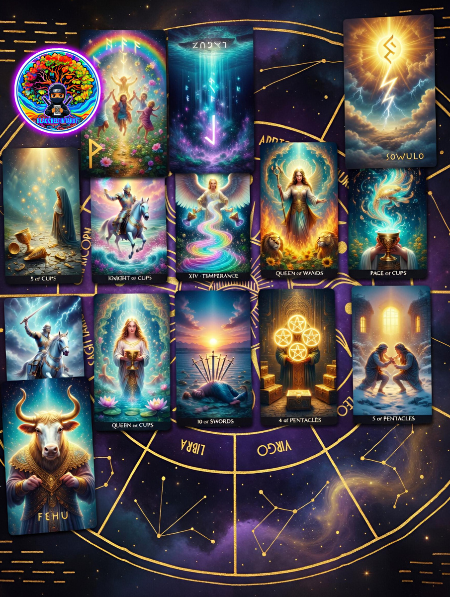 Расклад Таро + руны