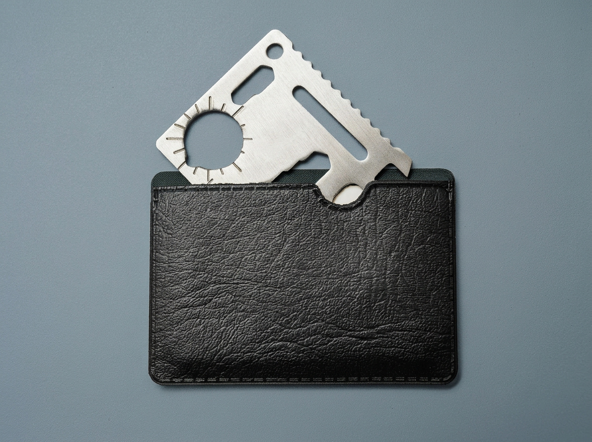 Вместо того чтобы брать отдельные нож, открывалку и отвертку, достаточно положить в карман одну компактную карту. Источник фото: ru.freepik.com