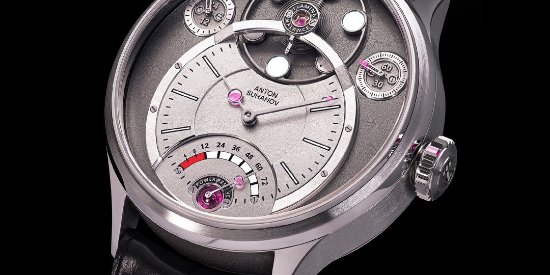 Новинка от Антона Суханова: наручные часы с «пылающим» балансом и мануфактурным механизмом