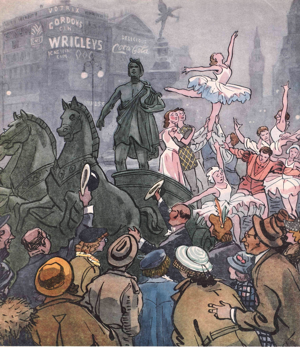 Художник И.Семенов журнал "Крокодил" №30 1956 