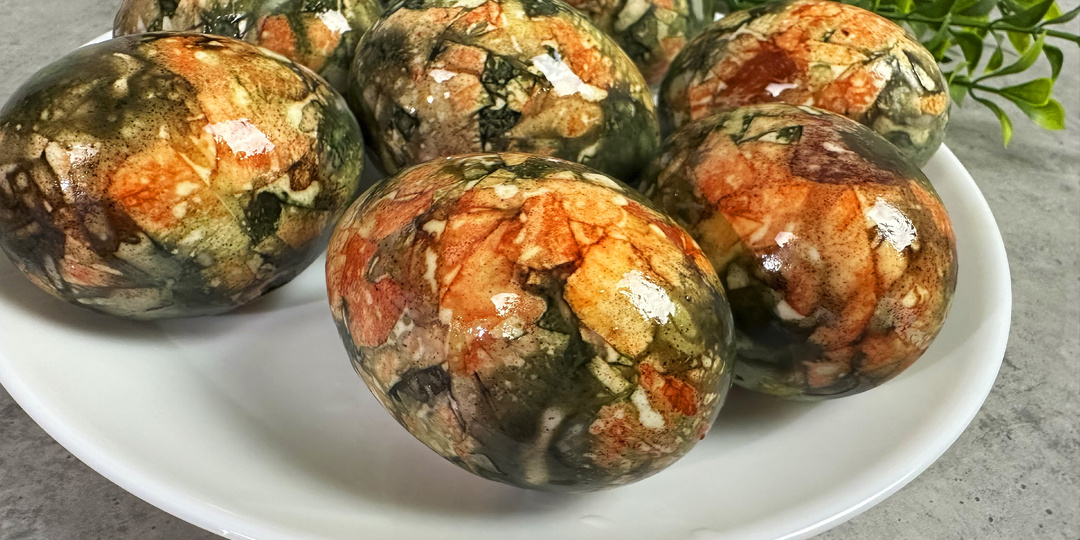 Забудьте про зеленку! Показываю, как сделать потрясающий мраморный узор, только натуральные красители