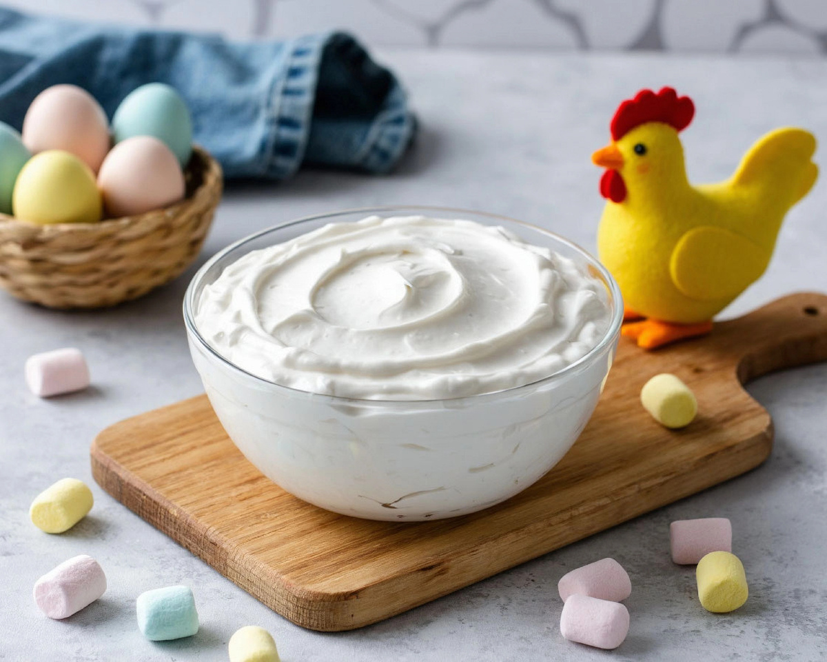 Нежная глазурь из маршмеллоу для куличей: просто и быстро. Пошаговый рецепт ✨🧁🩷