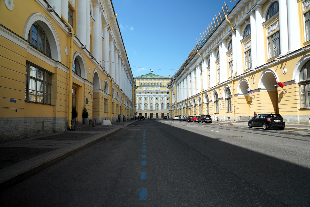 г. Санкт-Петербург. Улица Зодчего Росси
