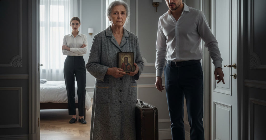 «Уходи, мама: Я купил эту квартиру, значит, живу по своим правилам. Сын выставил мать за дверь, не зная, что она скрывает камеру»