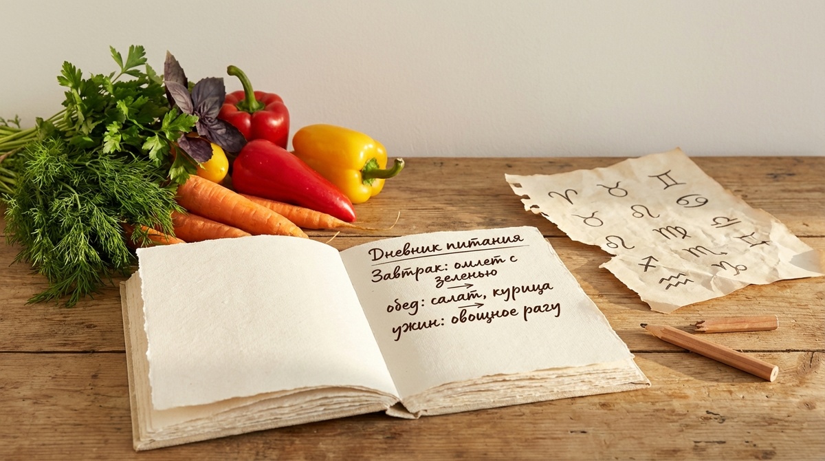 “свою” еду по гороскопу — опасно, а по дневнику наблюдений — эффективно. Без мифов, с опорой на физиологию.