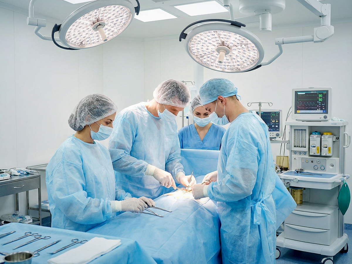 При стандартном протоколе требуется обширная операция