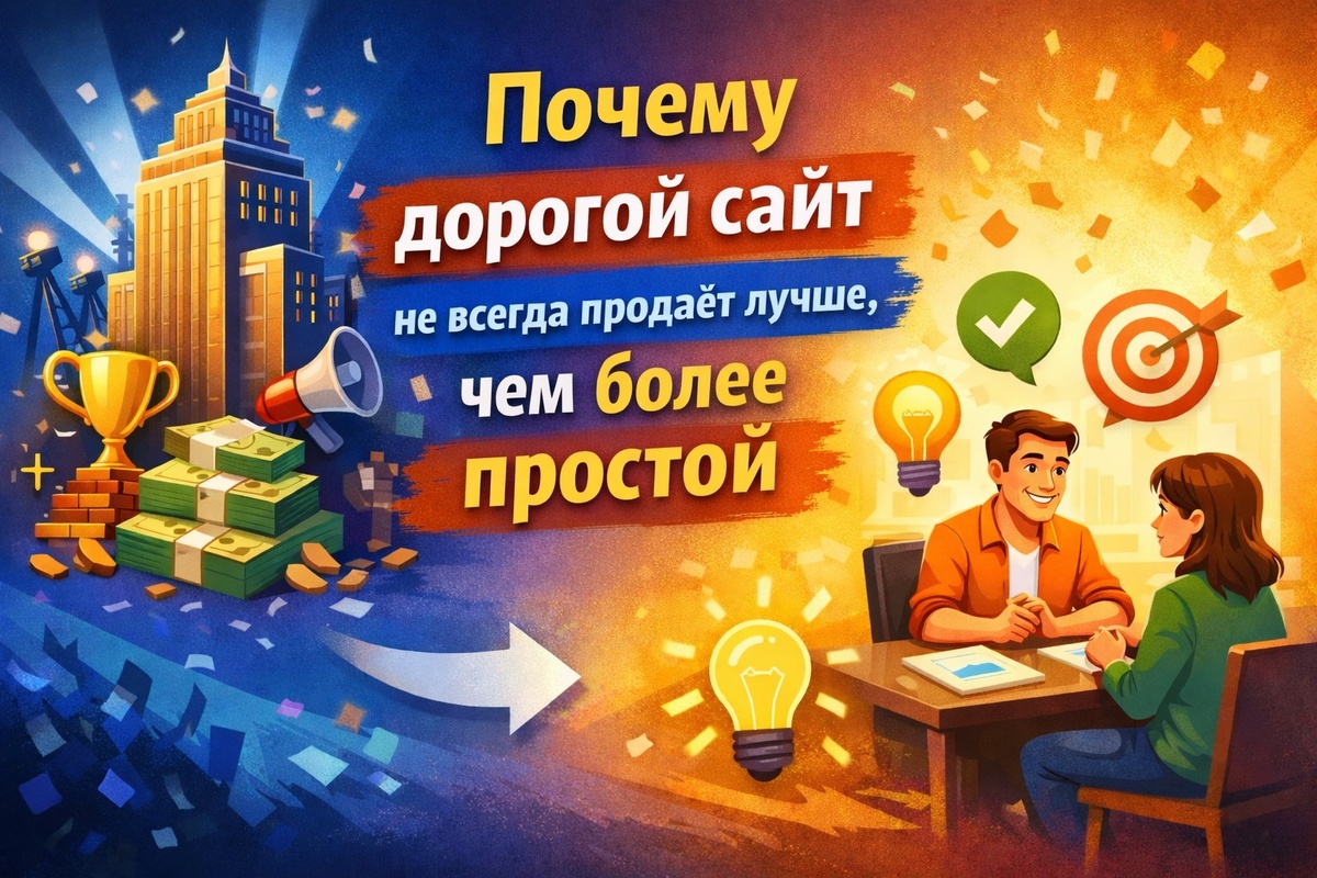 Почему дорогой сайт не всегда продаёт лучше, чем более простой 