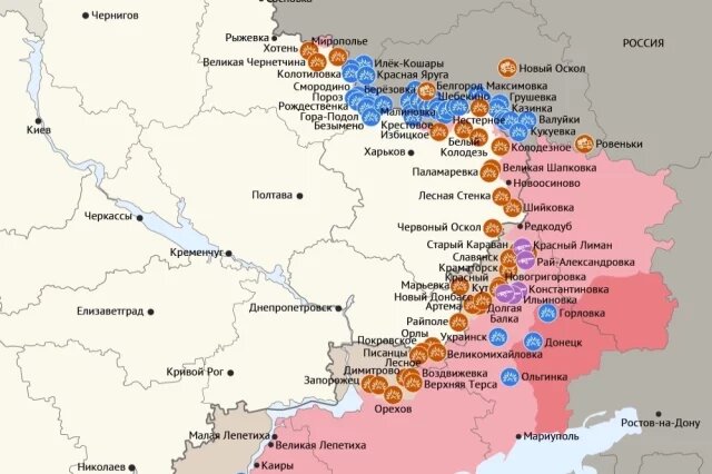    Карта боевых действий в зоне СВО на 7 апреля 2026 года